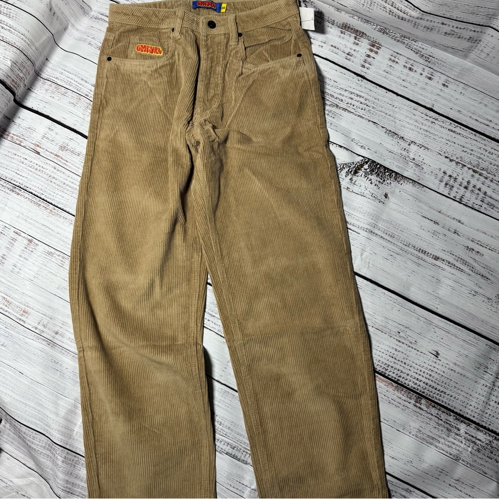 Men’s EMPYRE Relaxed Loose Fit Corduroy Pants—Beige/Khaki— Size 30 (6)
